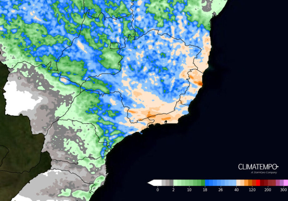 Chuva no ES e MG